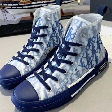 christian dior chucks blue|Christian Dior shoes high top.